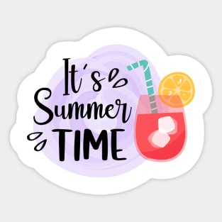 it's summer time Sticker